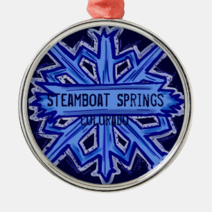 Ornamento del copo de nieve de Steamboat Springs