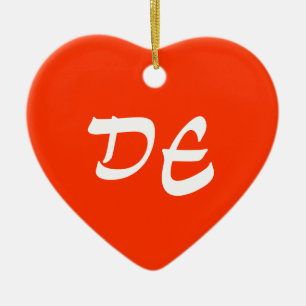 Ornamento del corazón de Delaware