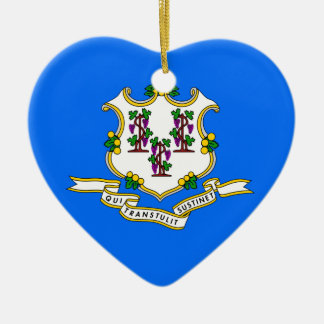 ORNAMENTO DEL CORAZÓN DE LA BANDERA DEL ESTADO DE