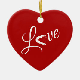 Ornamento del corazón de la luna