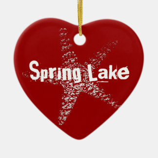 Ornamento del corazón de las estrellas de mar