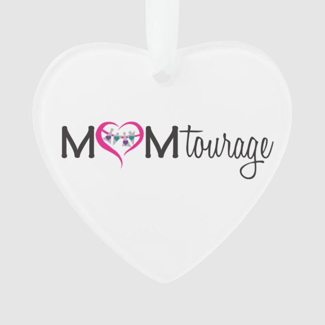 Ornamento del corazón de Momtourage (Anverso)
