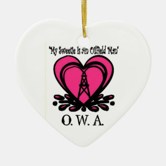Ornamento del corazón de OWA