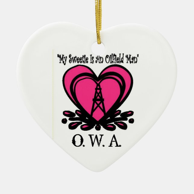 Ornamento del corazón de OWA (Frente)
