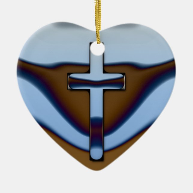 ORNAMENTO DEL CORAZÓN DEL CROMO (Frente)