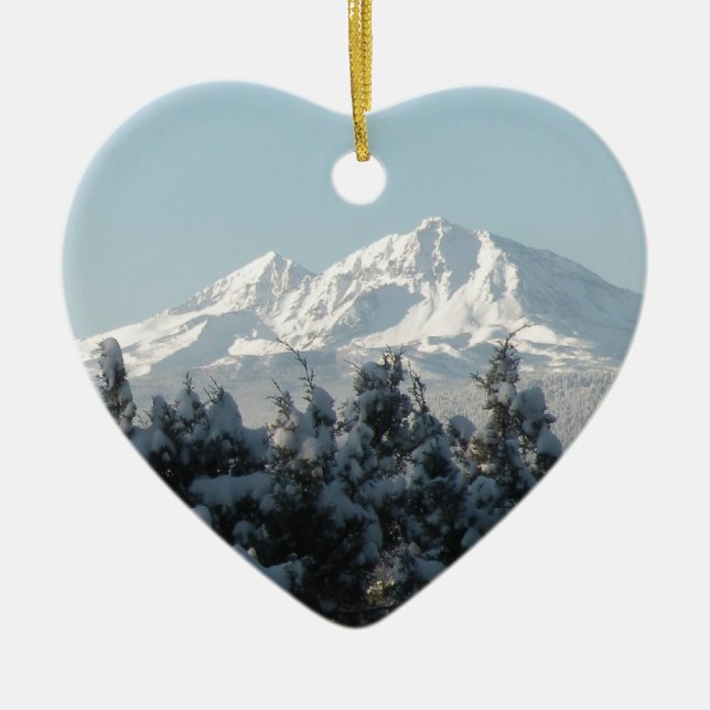 Ornamento del corazón del día de fiesta de la (Frente)