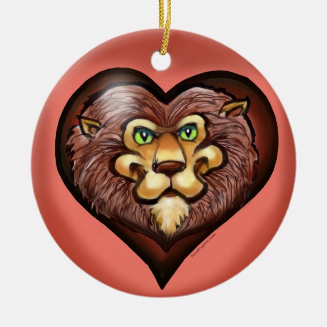 Ornamento del corazón del león (Frente)