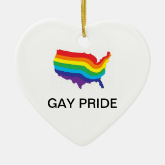 ORNAMENTO DEL CORAZÓN DEL ORGULLO GAY