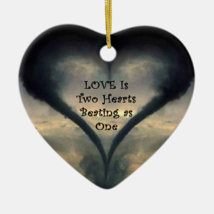Ornamento del corazón del tornado