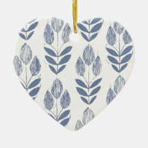 Ornamento del corazón - Tulipanes de Ámsterdam