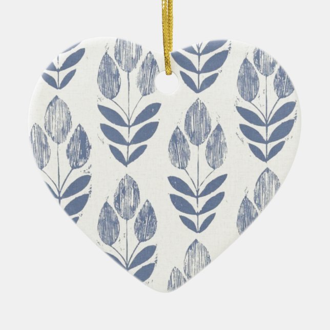 Ornamento del corazón - Tulipanes de Ámsterdam (Frente)