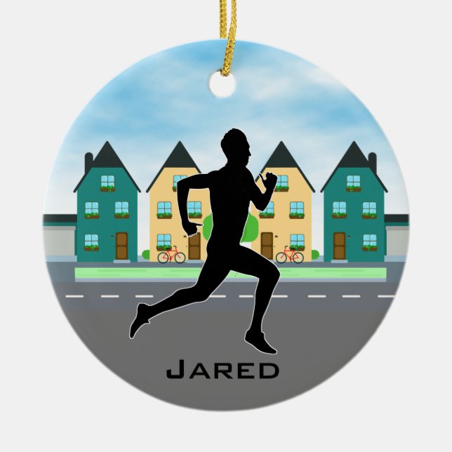 Ornamento del corredor Jogger (Frente)