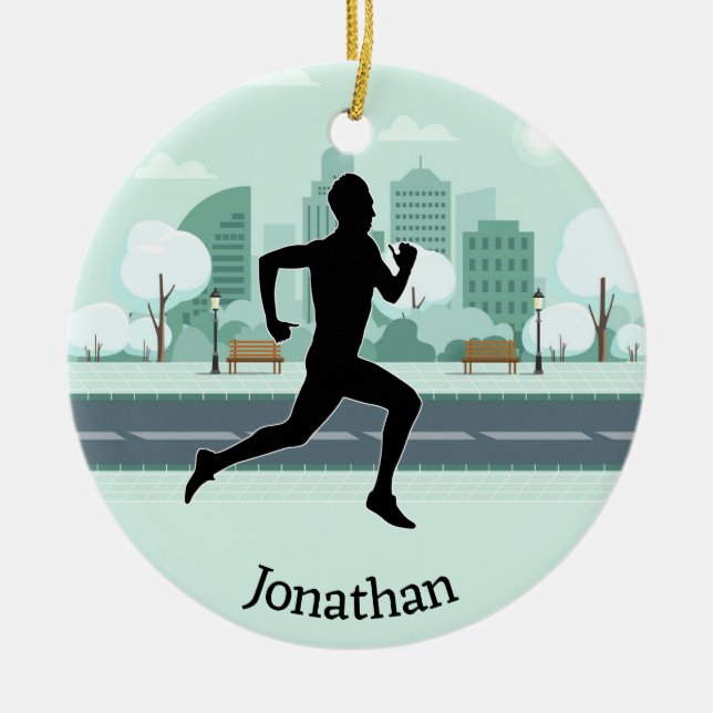 Ornamento del corredor Jogger (Frente)