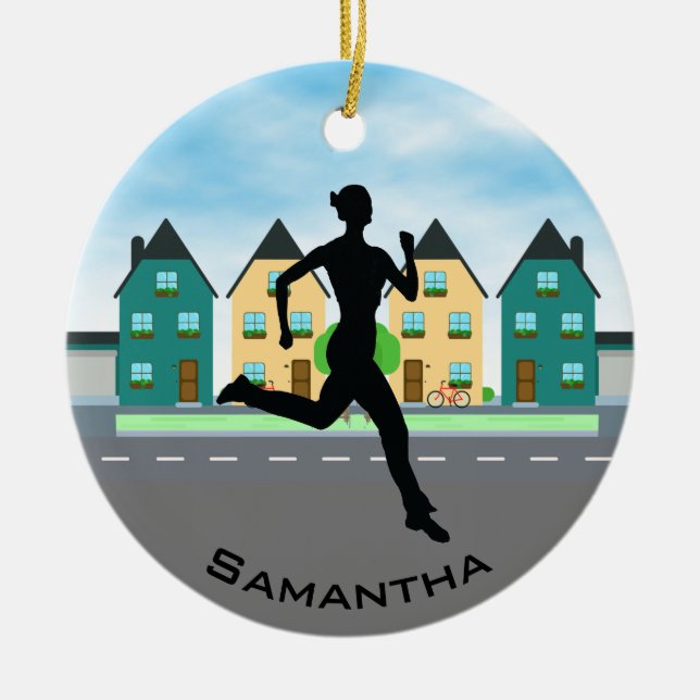 Ornamento del corredor Jogger (Frente)