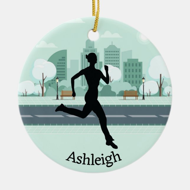 Ornamento del corredor Jogger (Frente)