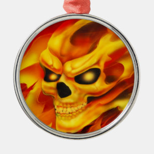 Ornamento del cráneo del fuego
