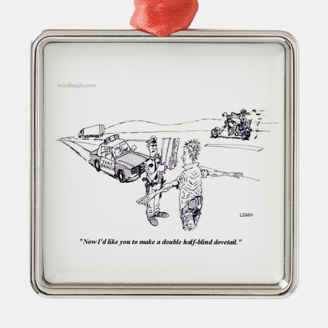 Ornamento del cuadrado de la prueba de la (Frente)