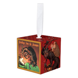 Ornamento del cubo de Deluxe Krampus