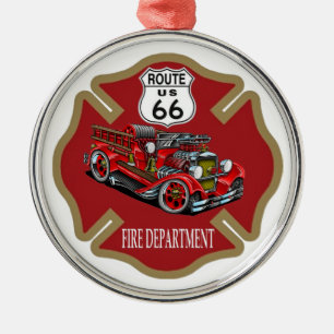 Ornamento del cuerpo de bomberos de la ruta 66