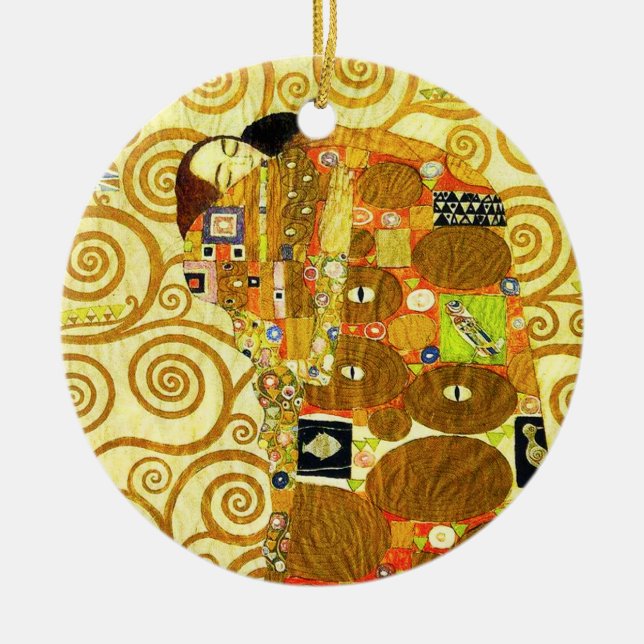 Ornamento del cumplimiento de Gustavo Klimt (Frente)