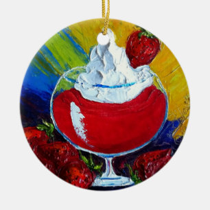 Ornamento del daiquirí de fresa