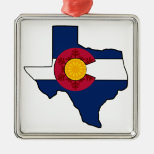 Ornamento del día de fiesta de la bandera del copo