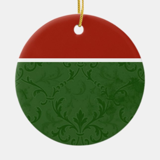 Ornamento del día de fiesta de la elegancia del (Frente)