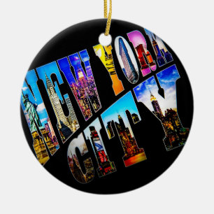 Ornamento del día de fiesta de New York City