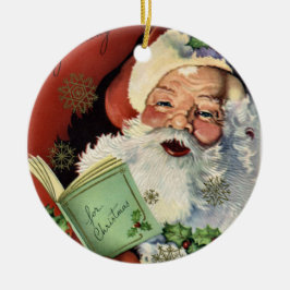 Ornamento del día de fiesta de Papá Noel del