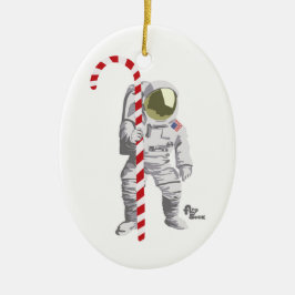 Ornamento del día de fiesta del astronauta