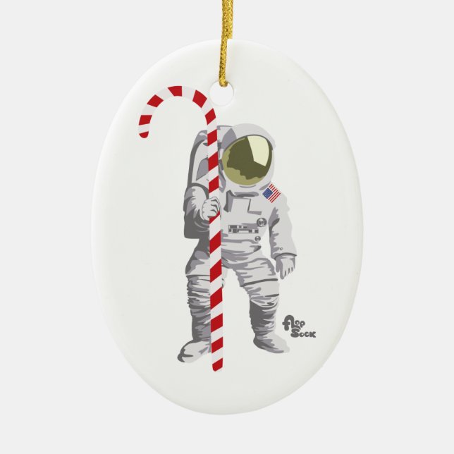 Ornamento del día de fiesta del astronauta (Frente)