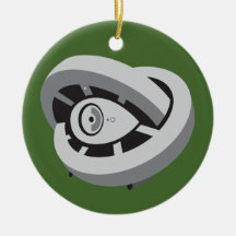Ornamento del día de fiesta del bote salvavidas