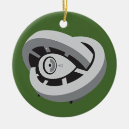 Ornamento del día de fiesta del bote salvavidas