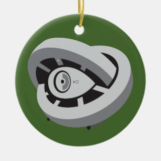 Ornamento del día de fiesta del bote salvavidas