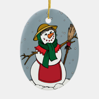 Ornamento del día de fiesta del dibujo animado de