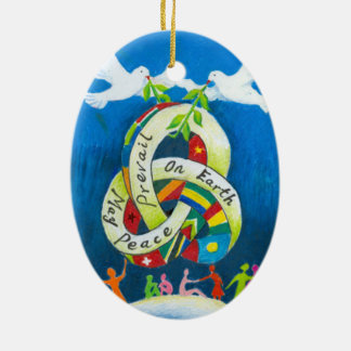 Ornamento del día de fiesta del navidad - paz de