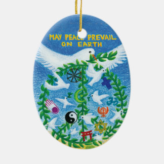 Ornamento del día de fiesta del navidad - paz de