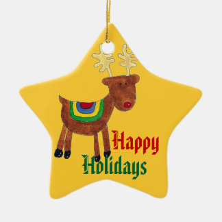 Ornamento del día de fiesta del reno