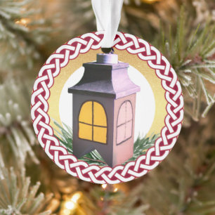 Ornamento del Día de la Linterna de Jesse Tree Wat