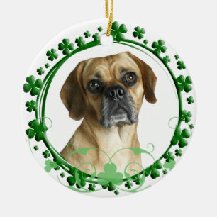 Ornamento del día de Puggle St Patrick