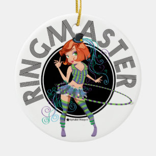 Ornamento del director de pista de circo (Redhead)