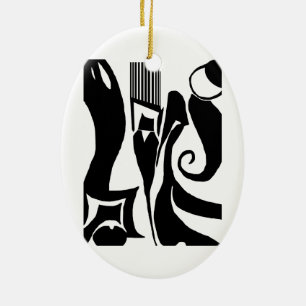 Ornamento del diseño de la impresión del linóle