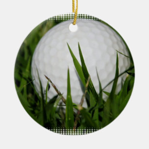 Ornamento del diseño de la pelota de golf