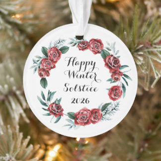 Ornamento del Disolvente Del Invierno De 2022 En W