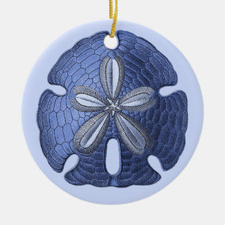 Ornamento del dólar de arena azul