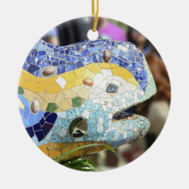 Ornamento del dragón de Guell del parque