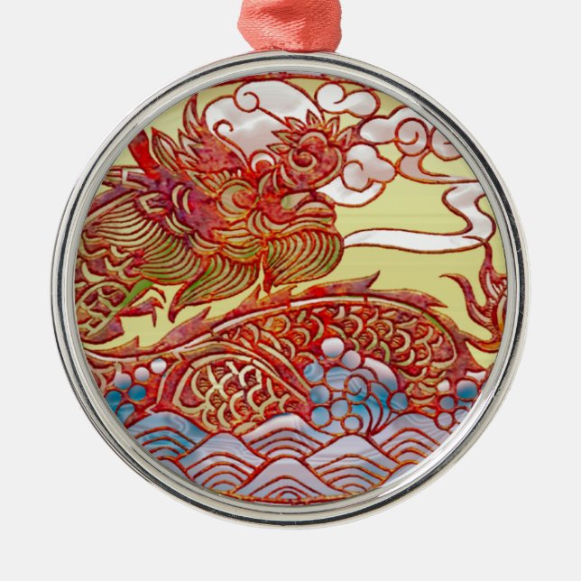 Ornamento del dragón del fuego (Frente)