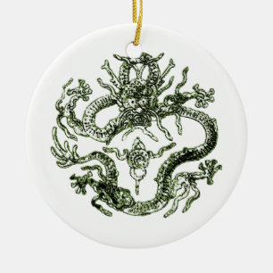 Ornamento del Dragón Verde
