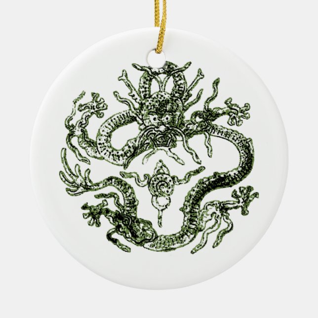 Ornamento del Dragón Verde (Frente)