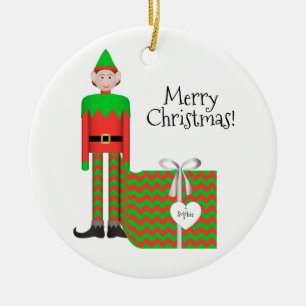 Ornamento del duende del navidad - paquete del